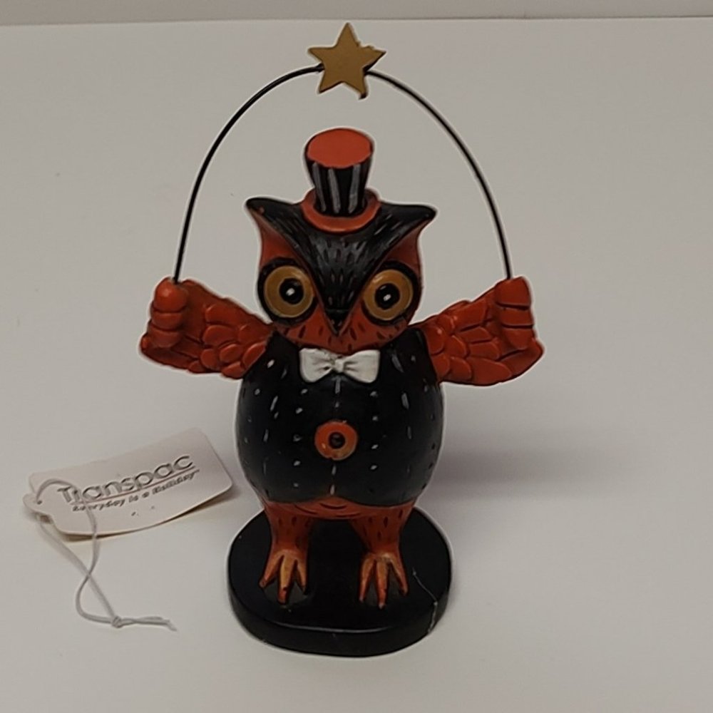 Johanna Parker Dapper Owl Figurine